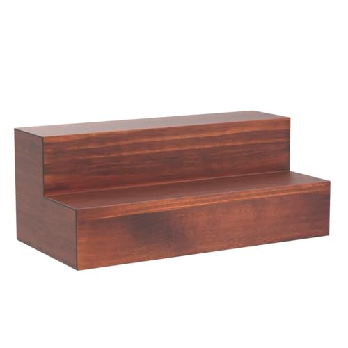 2 Pack 16 Inch 2 Tier Real Wood Bar Shelves J48427