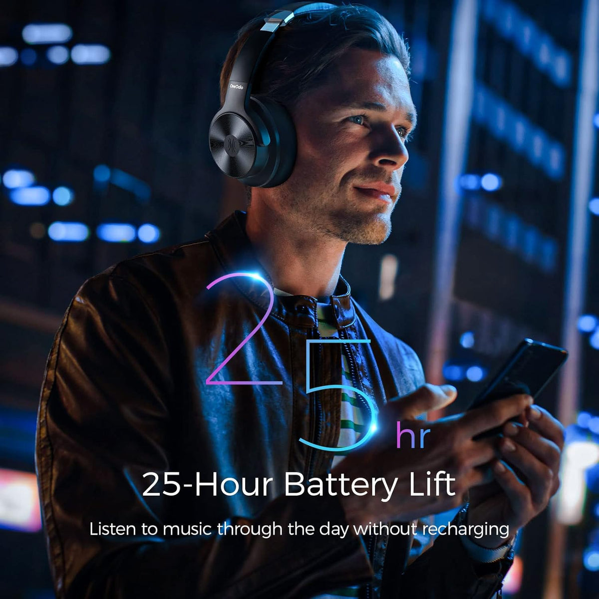 Active Noise Cancelling Wireless Over Ear Bluetooth Headphones G242