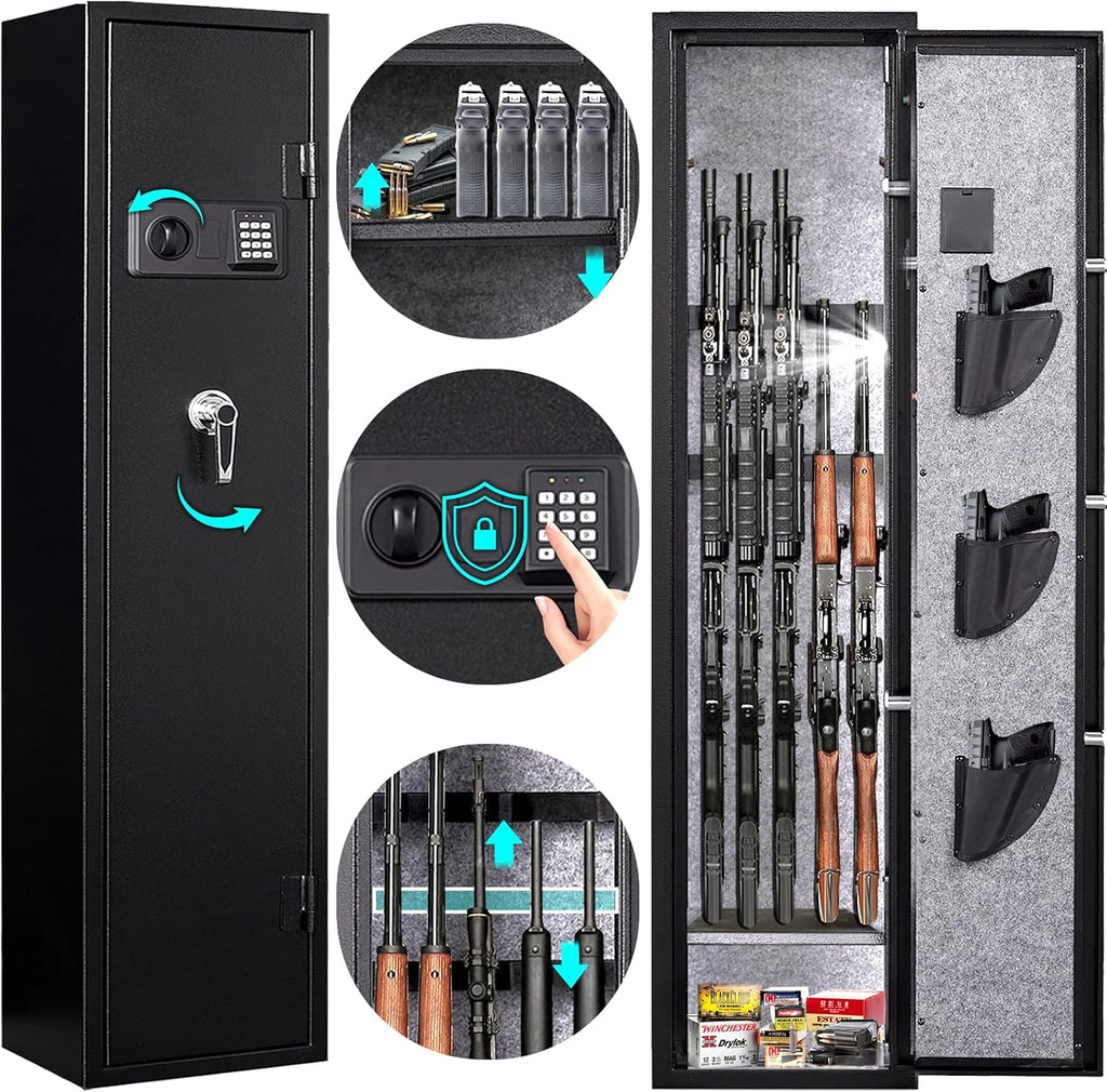 Gun Safe with Adjustable Dividers & Racks O4679