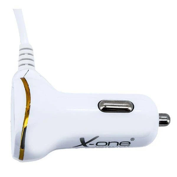 USB Micro USB White Car Charger C768