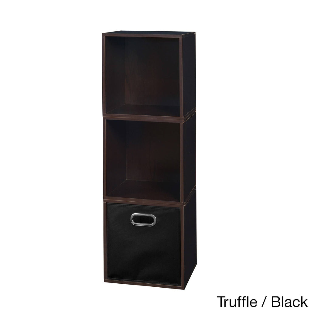 3 Cube Storage Set with Canvas Bin V6262