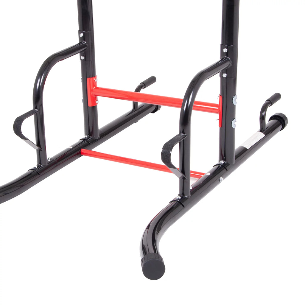 5-Station Power Tower with Pull Up, Push up, Dip Bars F961