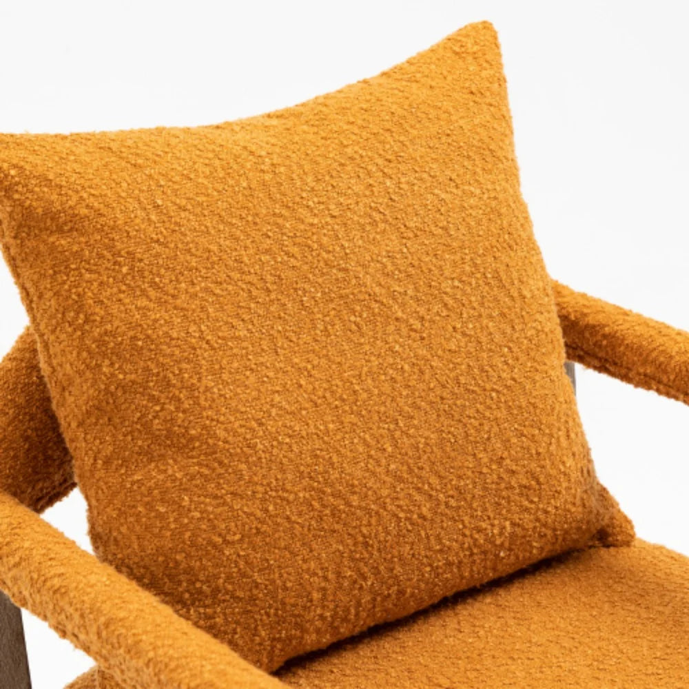Orange Adjustable Swivel Fabric Office Chair K776593