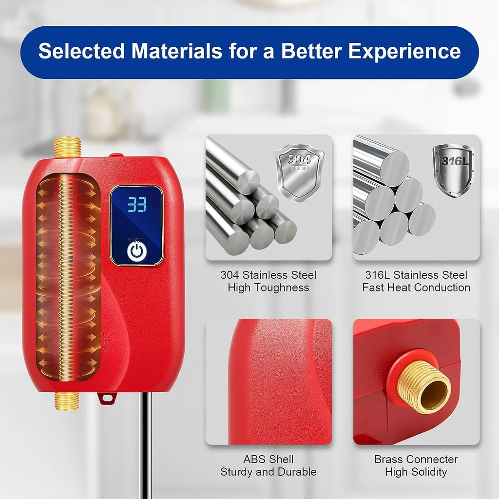 3000W Instant Electric Tankless Water Heater G7684