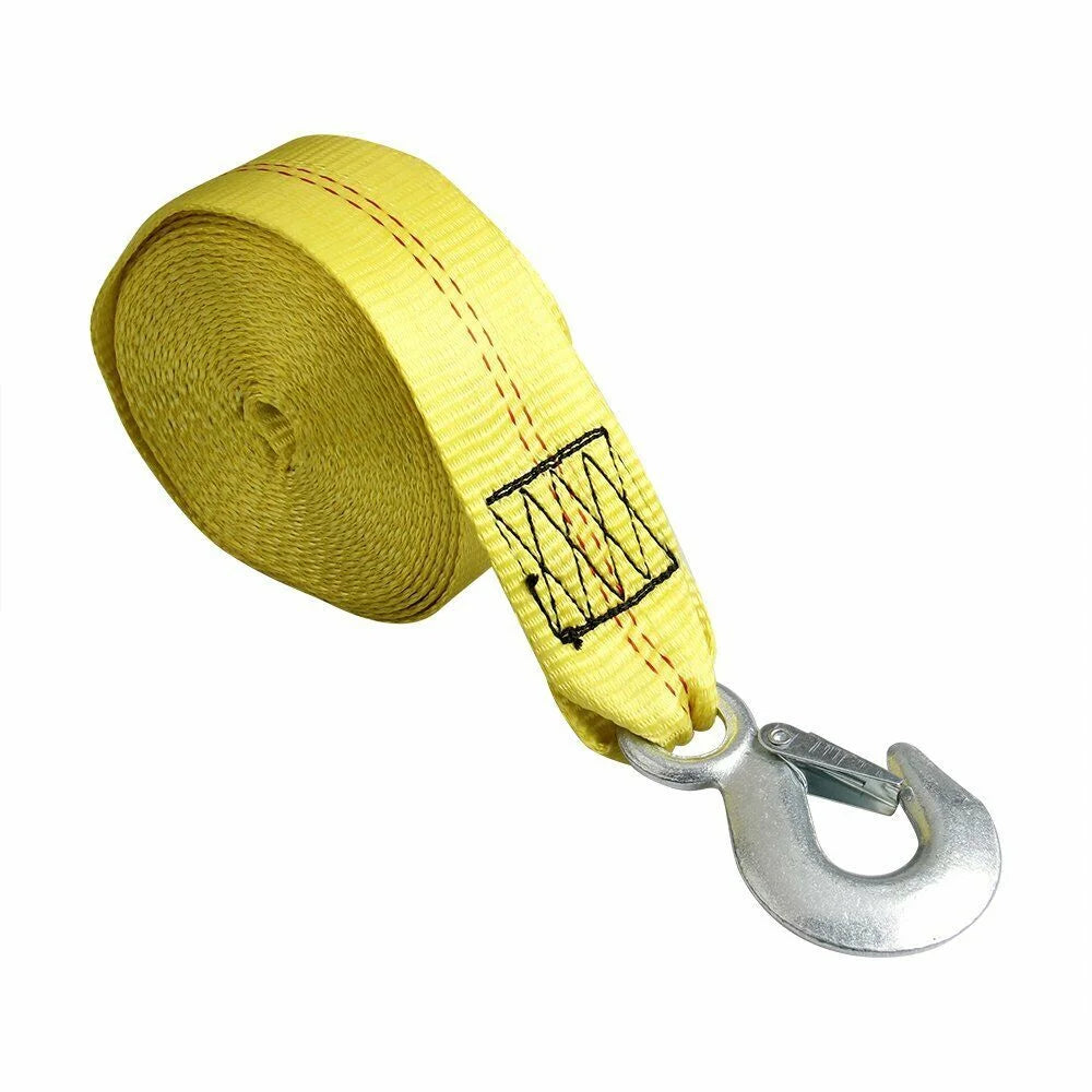 Boat Trailer Winch Strap with Hook 10000 Lbs Max Towing L798772