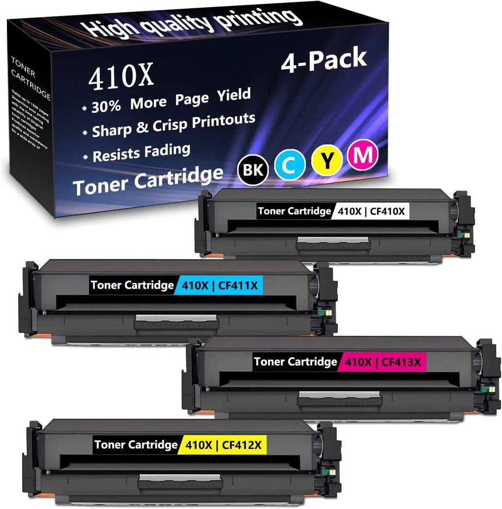 4 Pack Toner Cartridge Replacement for HP Color LaserJet Printers T949
