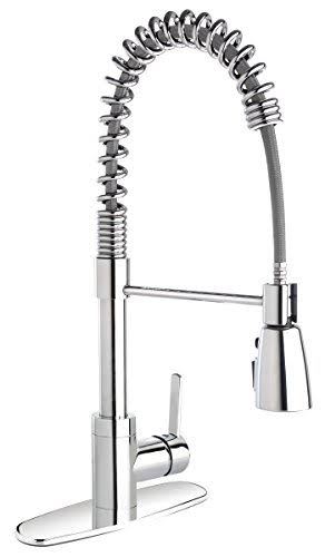 Chrome Double Strainer Kitchen Kit with Commercial Style Faucet D47577