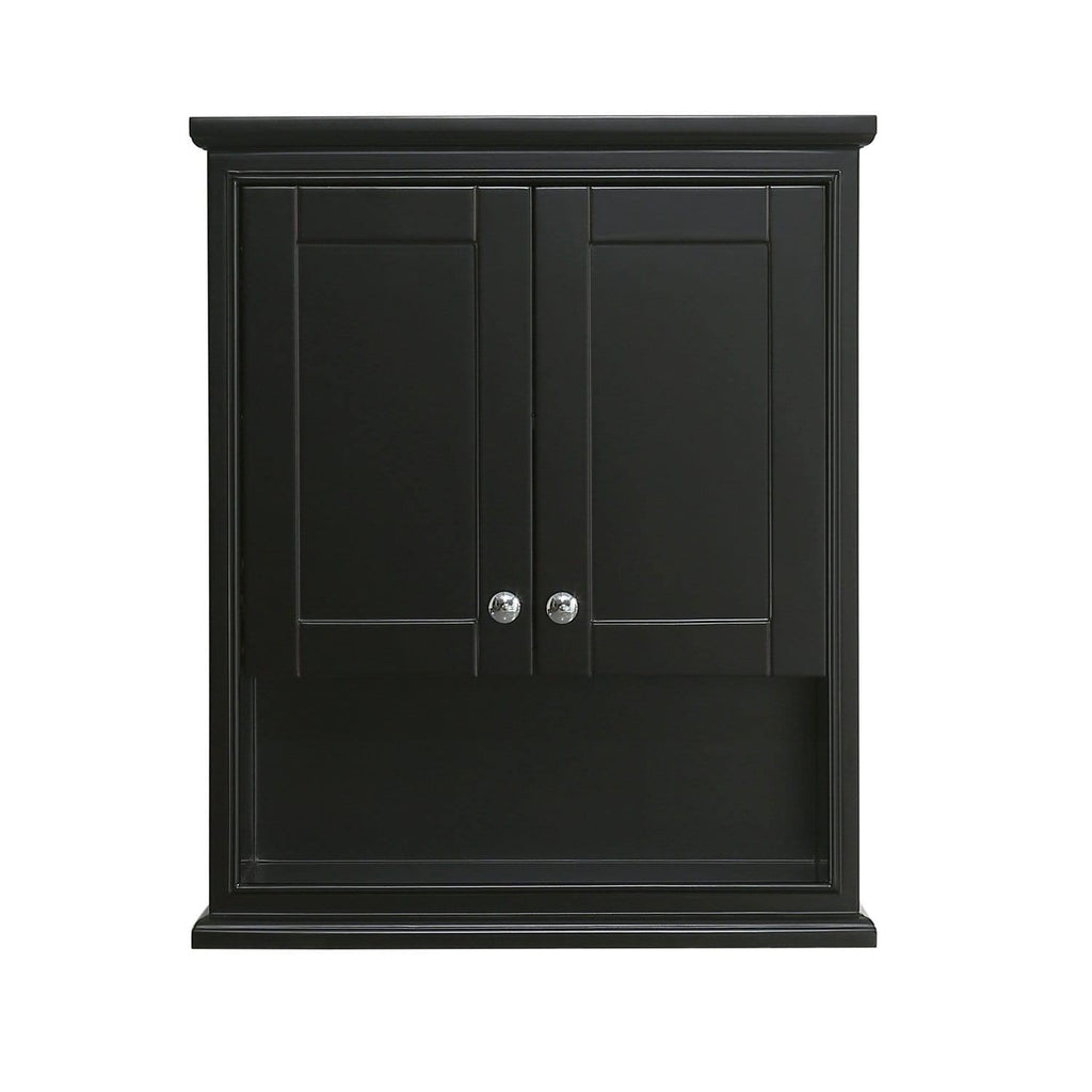 Dark Espresso Wall-Mounted Storage Cabinet O578395