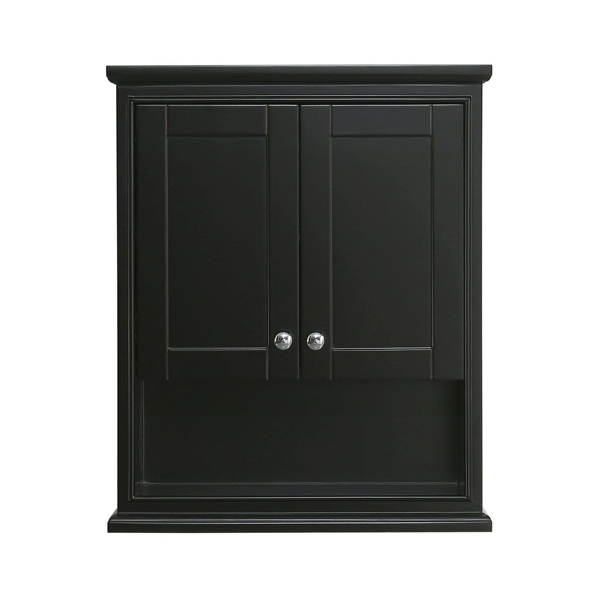 Dark Espresso Wall-Mounted Storage Cabinet O578395