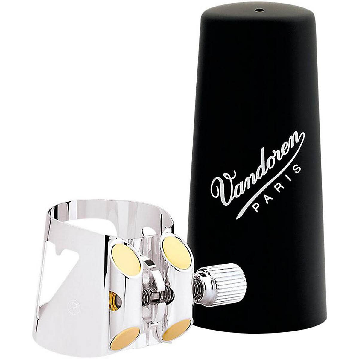 Silver-Plated Bass Clarinet Ligature with Plastic Cap L28760