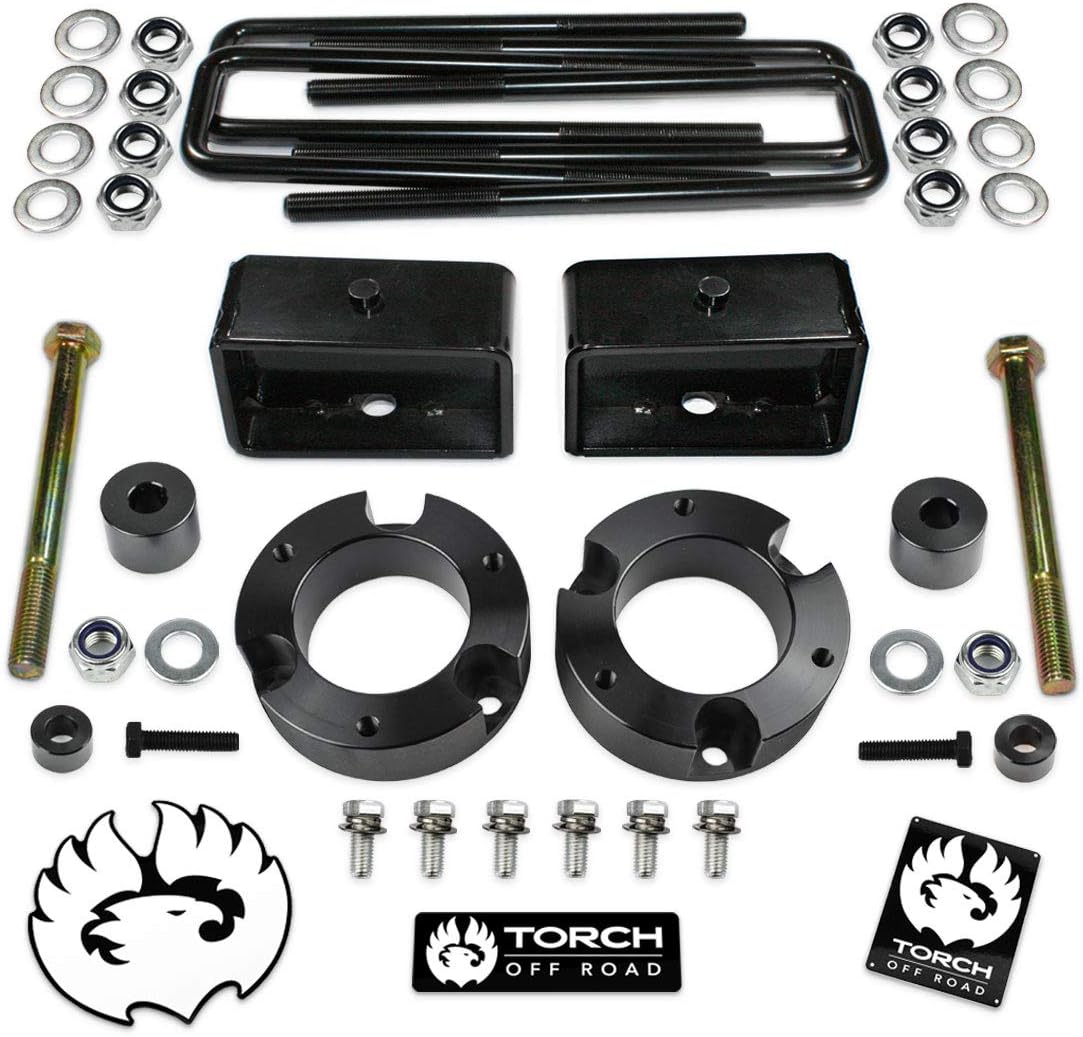 3" Front 3" Rear Lift Kit for Toyota Tacoma 4X4 4WD w Differential Drop C675