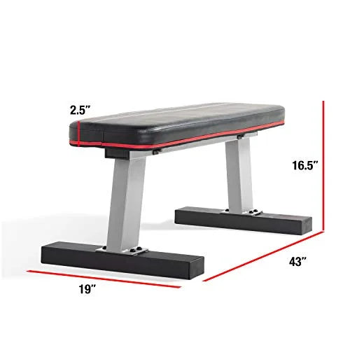 Gray Finish Heavy Duty Flat Bench B26674