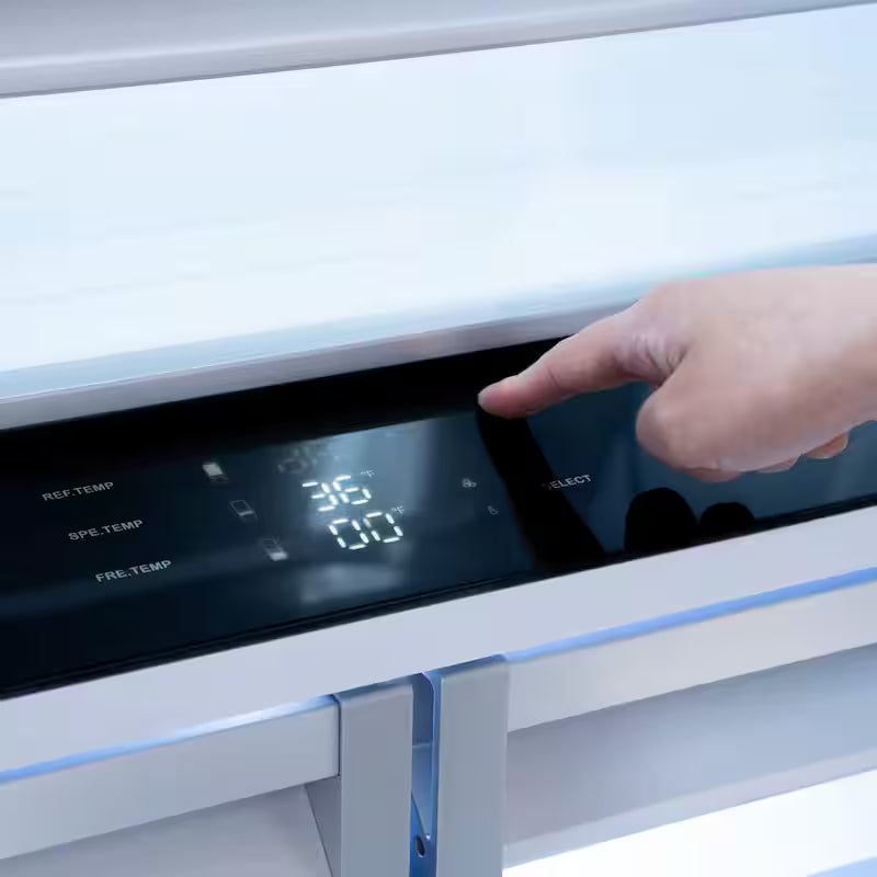 30 in. Bottom Freezer Refrigerator with Ice and Water Dispenser L877