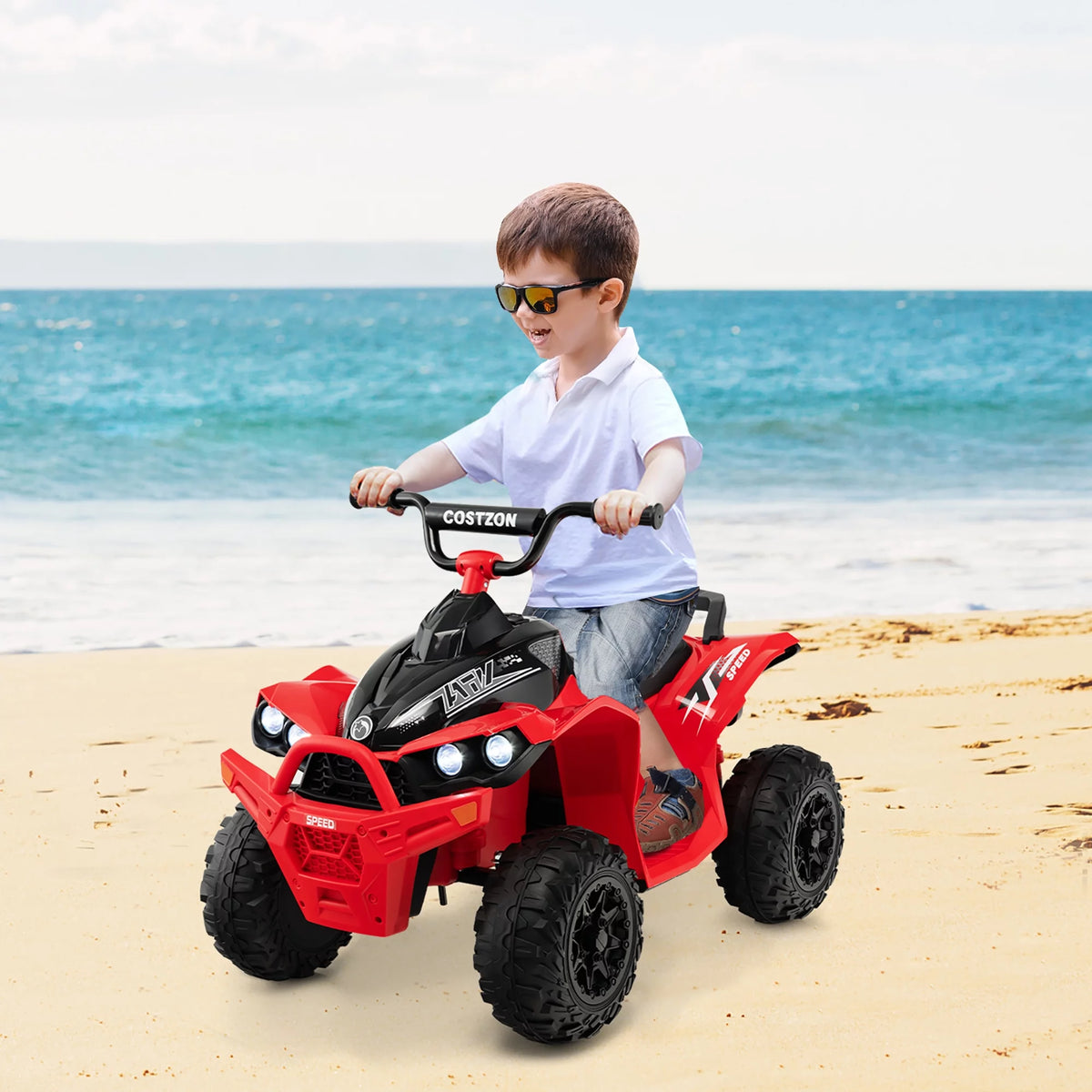 12V Battery Powered Kids Ride On ATV Red A99341