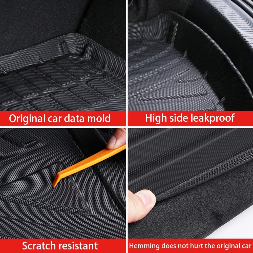 Black Pack of 2 Heavy Duty Rubber Cargo Liner D6283