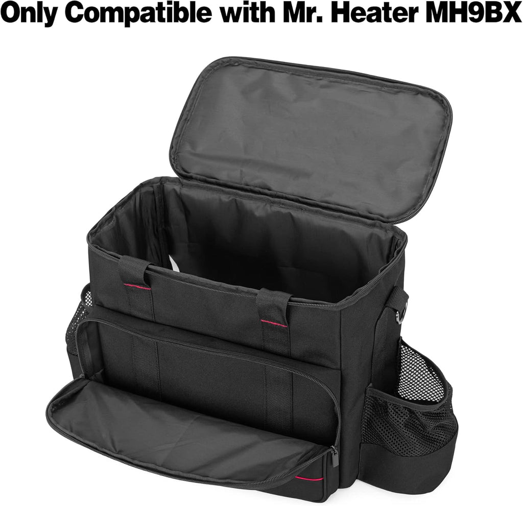 Portable Heater Carry Bag with Pockets and Handles Black R47278