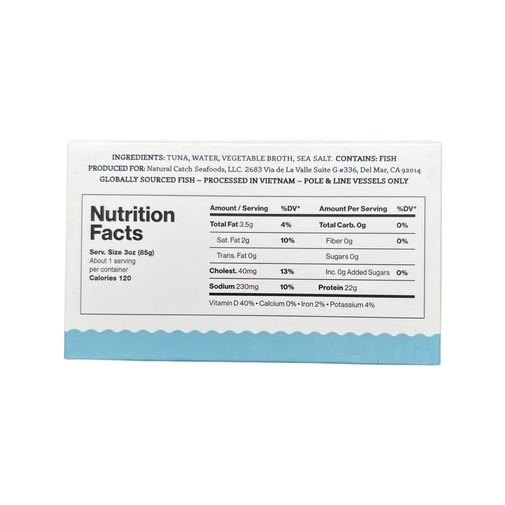 Natural Catch Albacore Tuna in Water Y187