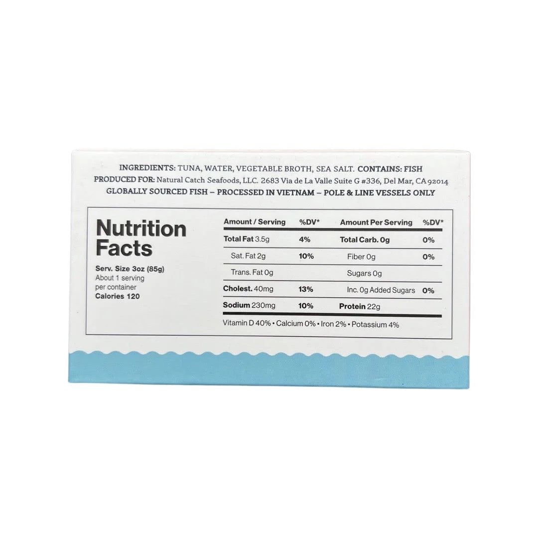 Natural Catch Albacore Tuna in Water Y187