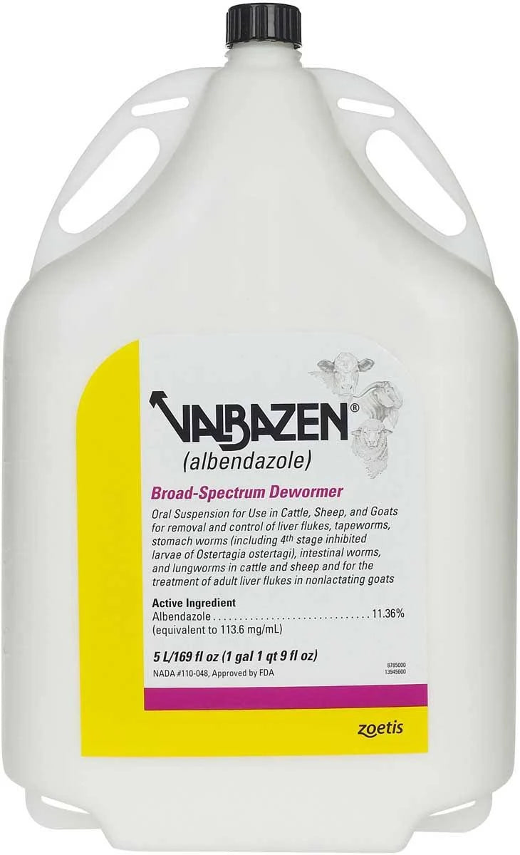 Valbazen Suspension 169 fl oz jug Y8626