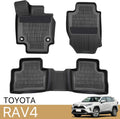 Black Waterproof Heavy Duty Rubber Car Floor Mats R766