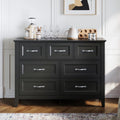 Rustic Oak 6 Drawer Dresser D797