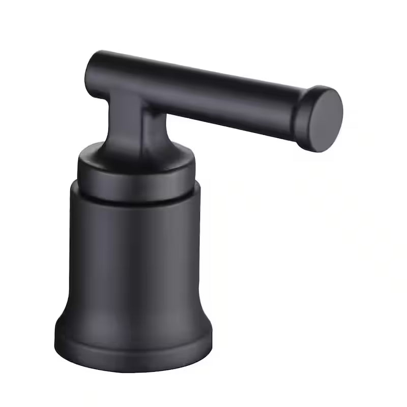 4 in. Centerset Double-Handle High-Arc Bathroom Faucet Matte Black 2-Pack U23627