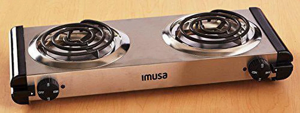 Electric Stainless Steel Double Burner F363237