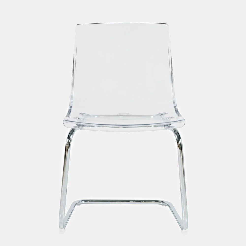 Clear Acrylic Dining Chair Set of 2 C7175