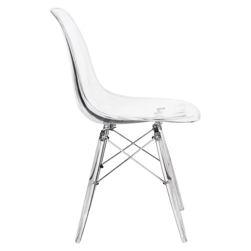 Clear Molded Side Chair Set of 2 K313729