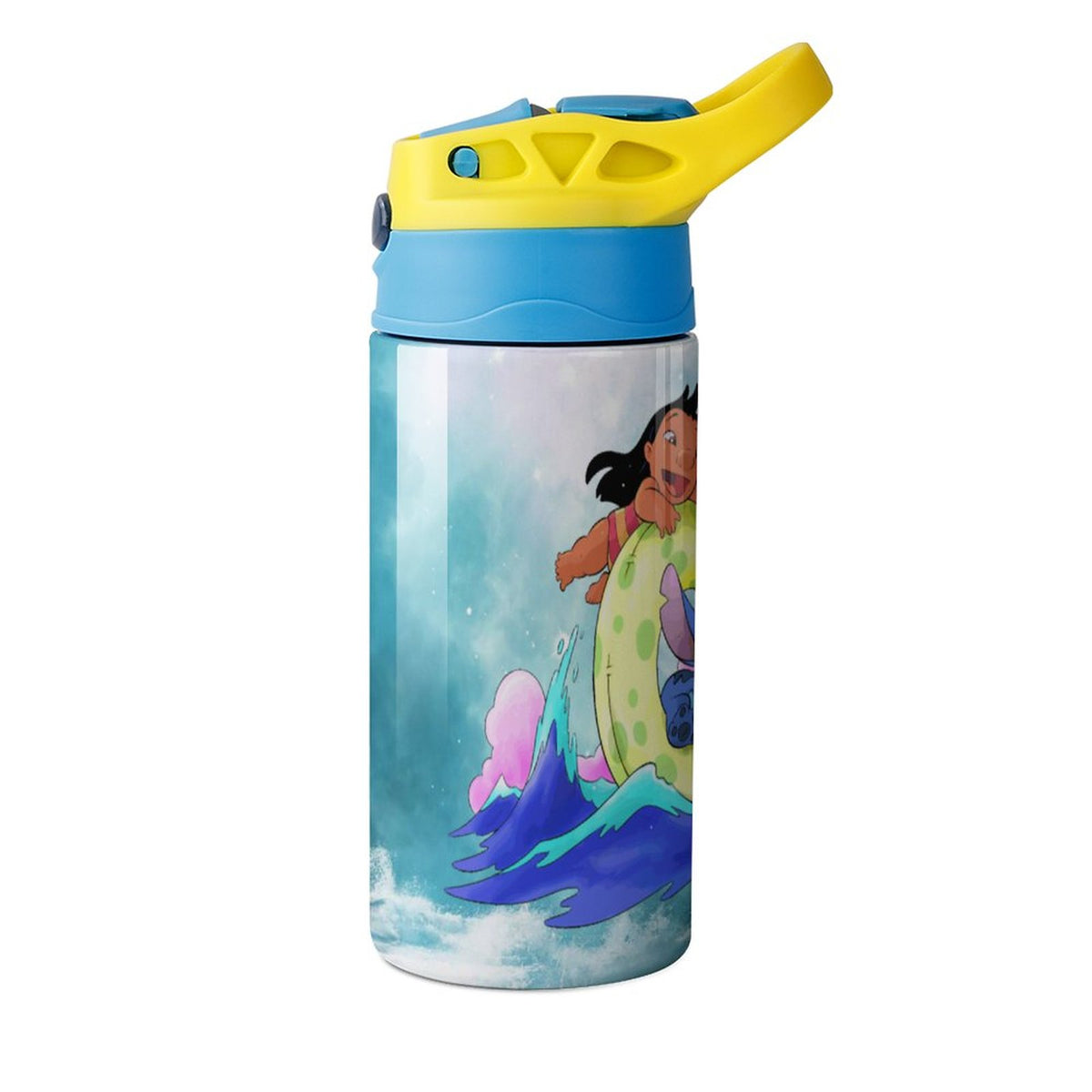 Stainless Steel Vacuum Insulated Water Bottle With Straw B29072