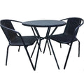Black Bistro Set F214