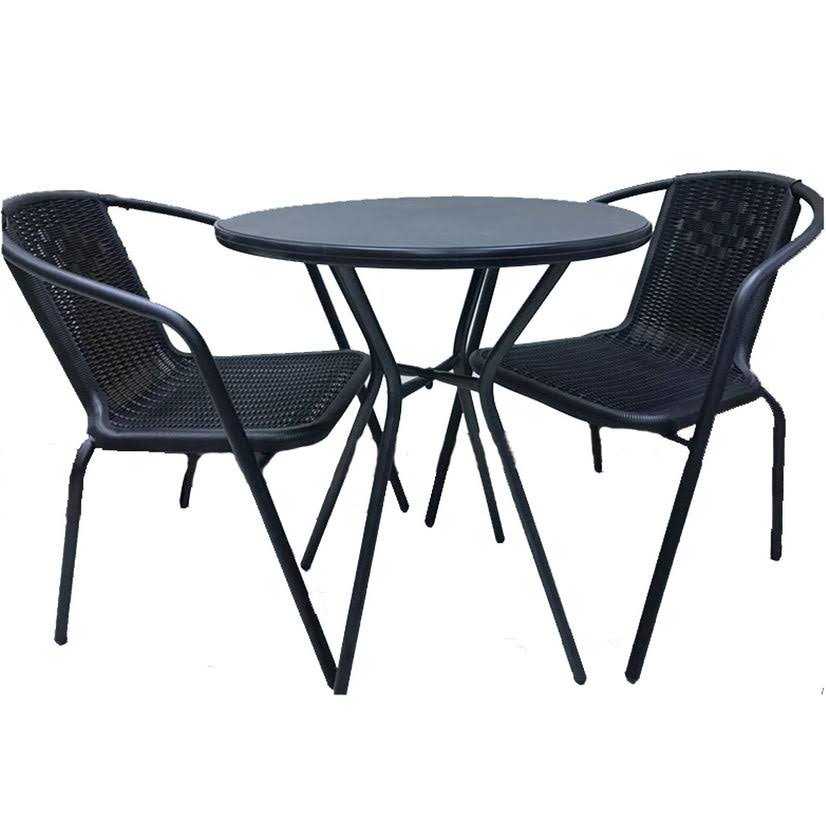 Black Bistro Set F214