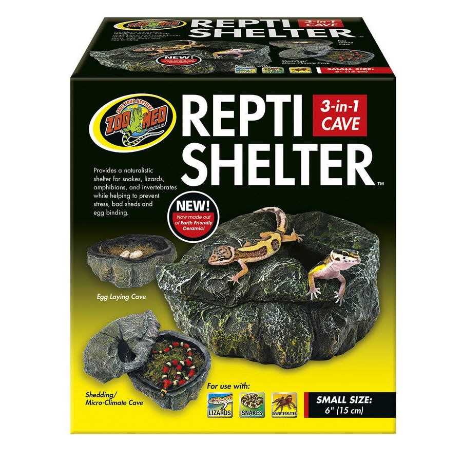 Reptile Shelter 3 in 1 Cave A7455