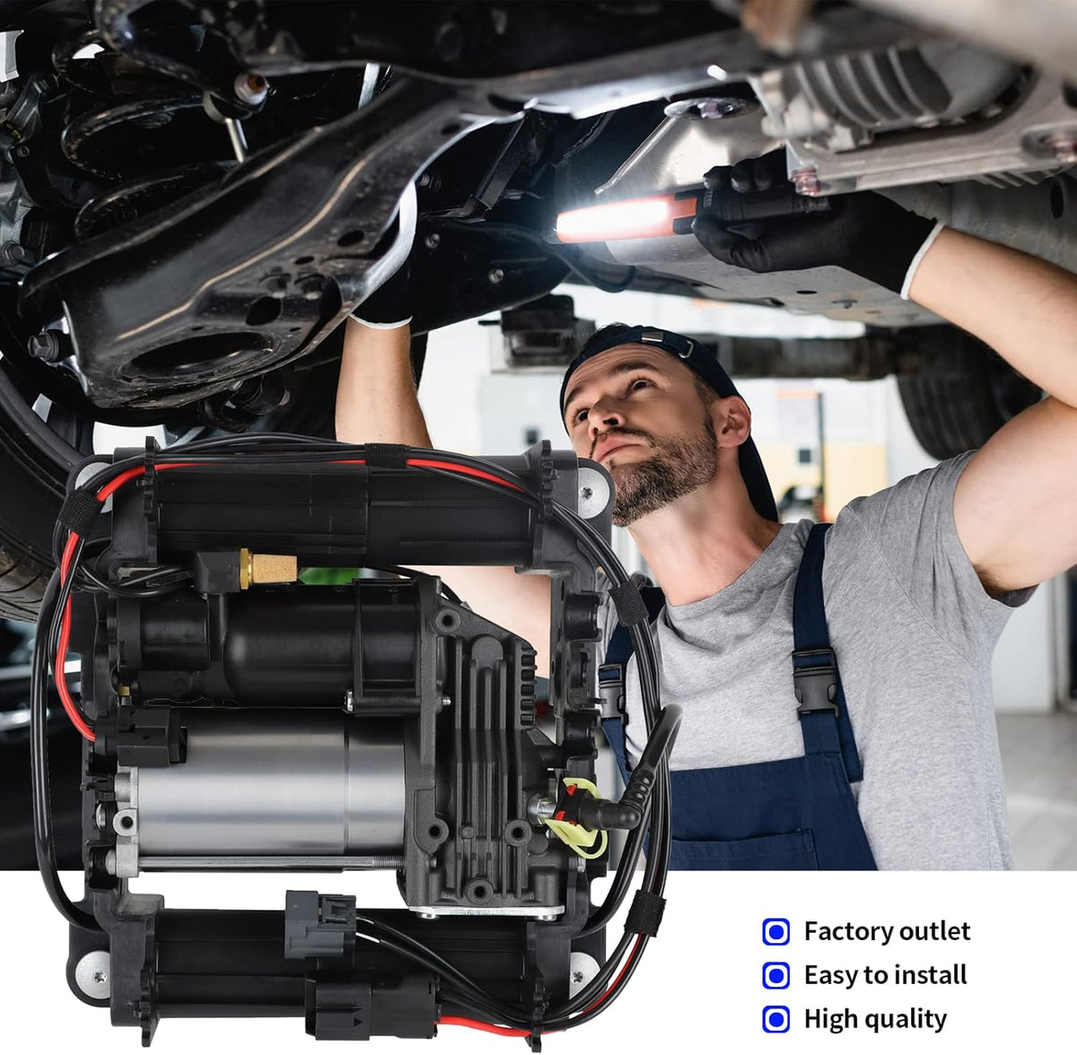 Air Suspension Compressor Pump with Bracket P236807