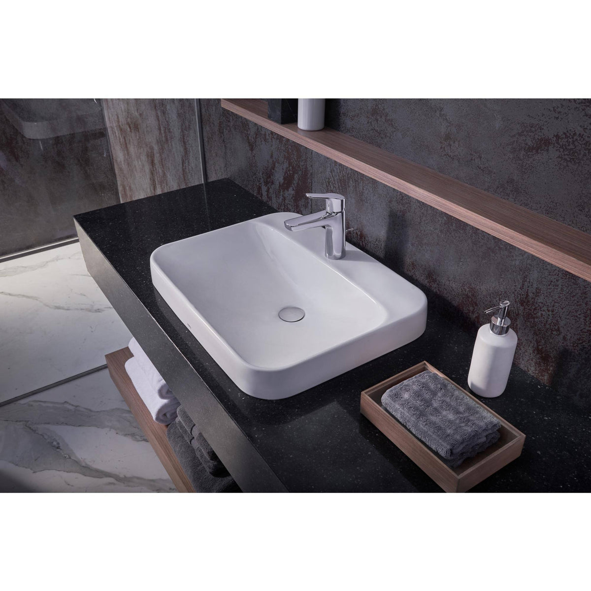 Polished Chrome Single Handle Bathroom Sink Faucet A988