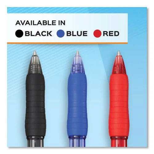 Blue Ink Retractable Gel Pen, Medium 0.7 mm, 36 Pack I67724
