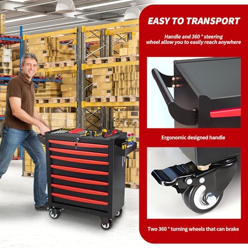 5 Drawer Metal Rolling Tool Chest S58497
