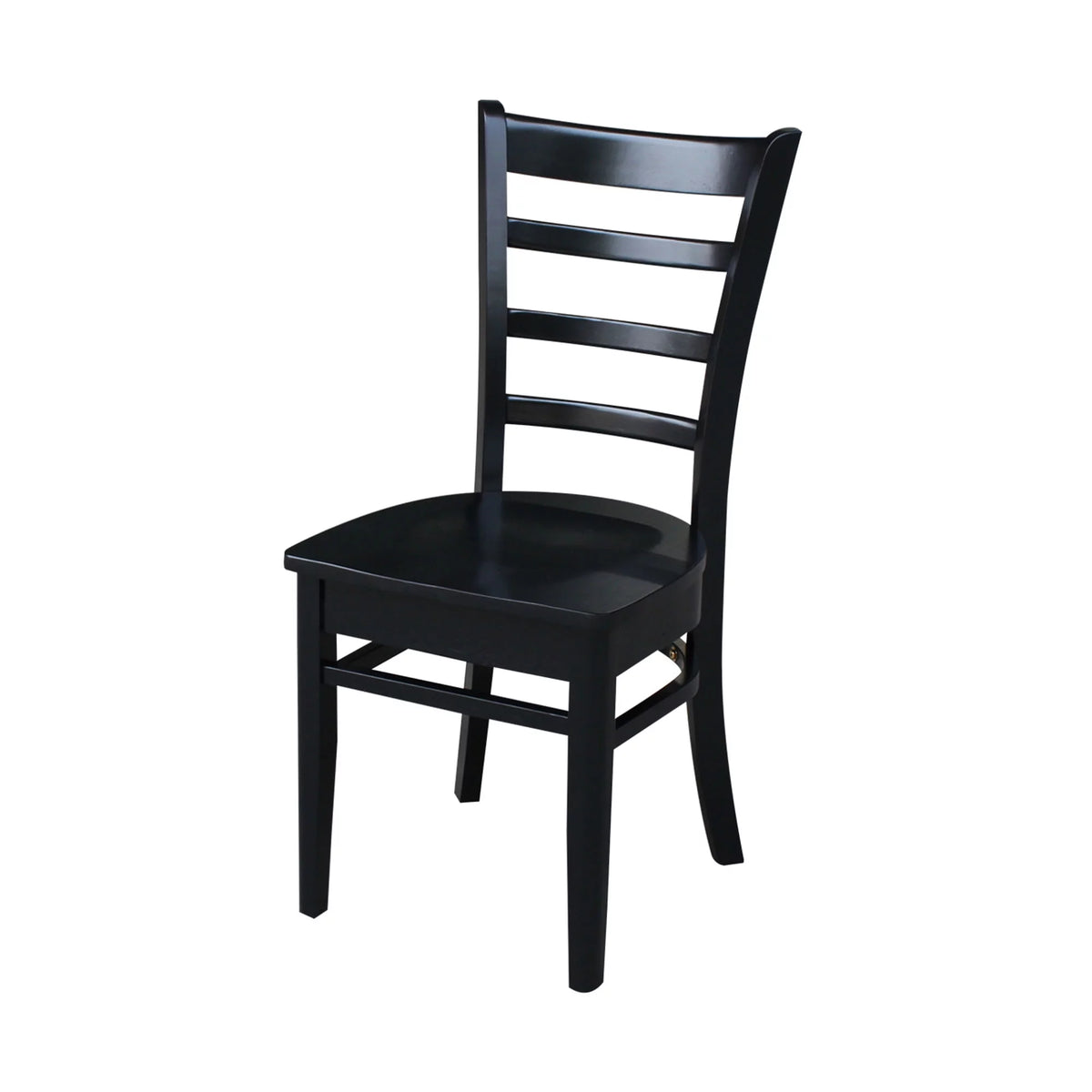 Solid Wood 3-Piece Dining Set with Drop Leaf Table and 2 Ladder Back Chairs F4228