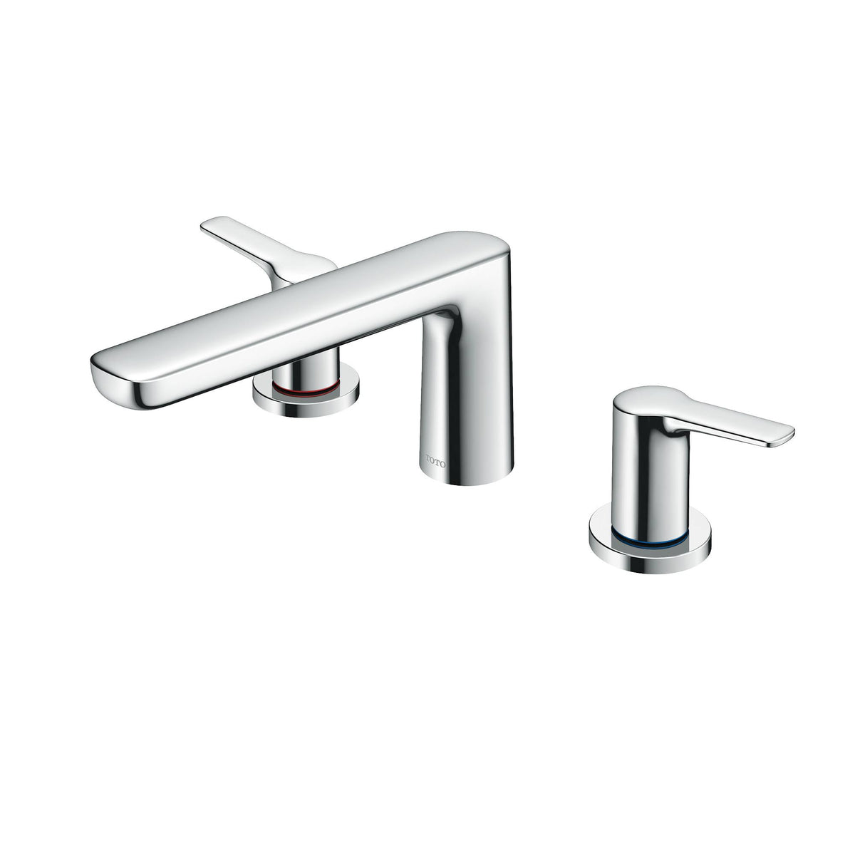Polished Chrome Two Handle Roman Tub Filler Trim A786