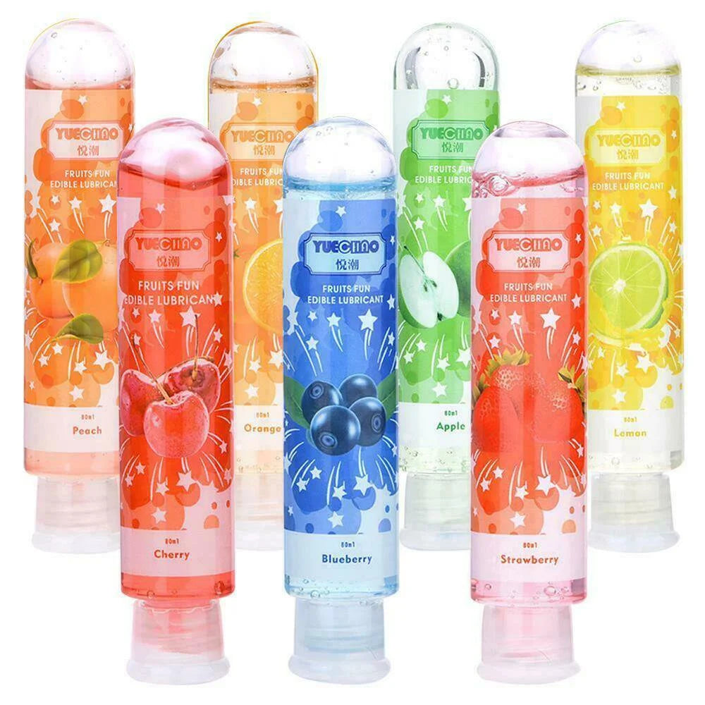7 Pcs Fruit Flavored Edible Water Based Lubricant W388027