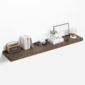 48 Inch Solid Wood Floating Shelves with Invisible Brackets D12150