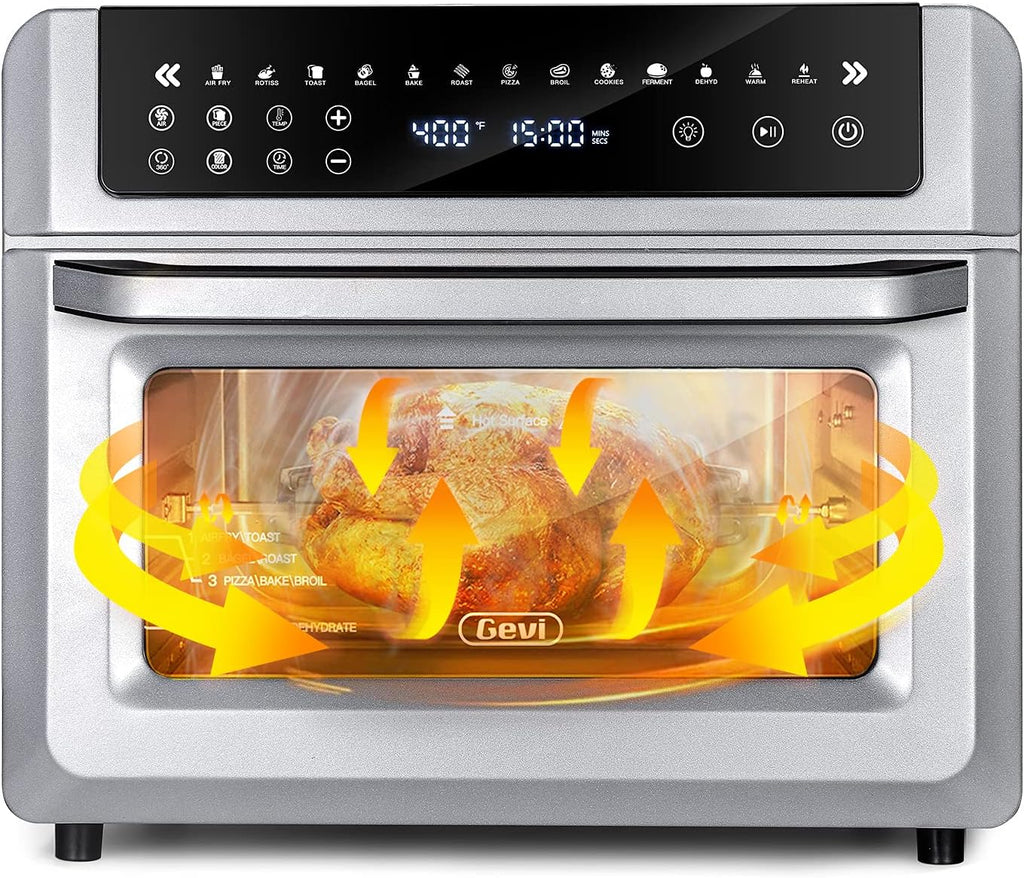Air Fryer Toaster Oven Combo with Rotisserie and Dehydrator U866462