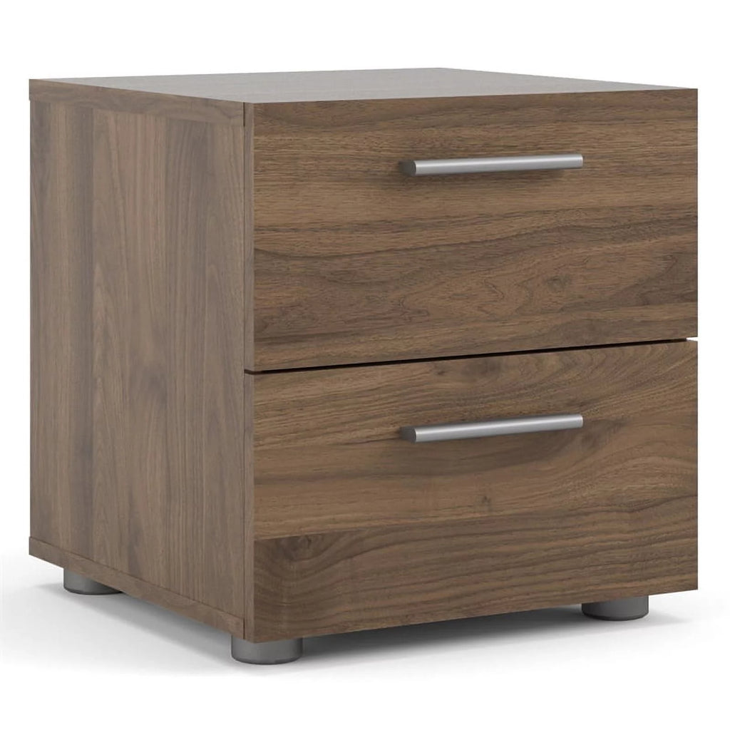 2 Drawer Walnut Nightstand M282