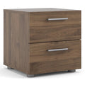 2 Drawer Walnut Nightstand M282