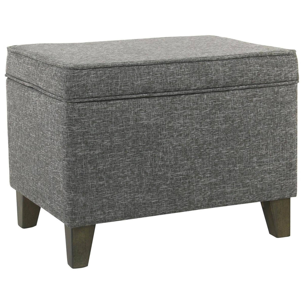 Slate Gray Storage Ottoman W439514