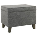Slate Gray Storage Ottoman W439514
