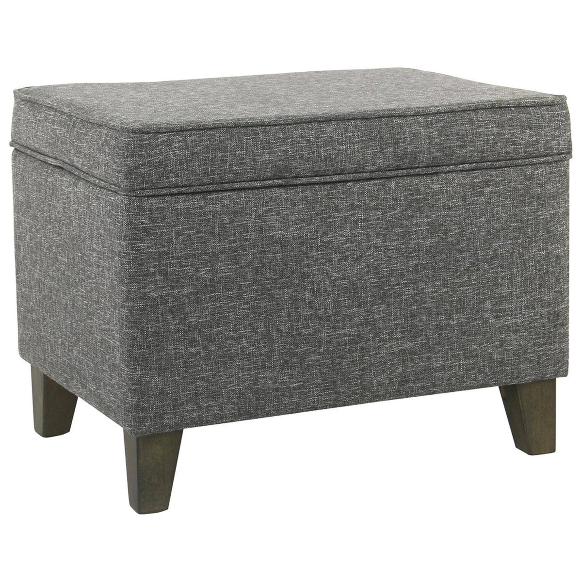 Slate Gray Storage Ottoman W439514