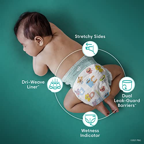 Size 1 120 Count Absorbent Disposable Diapers X66232