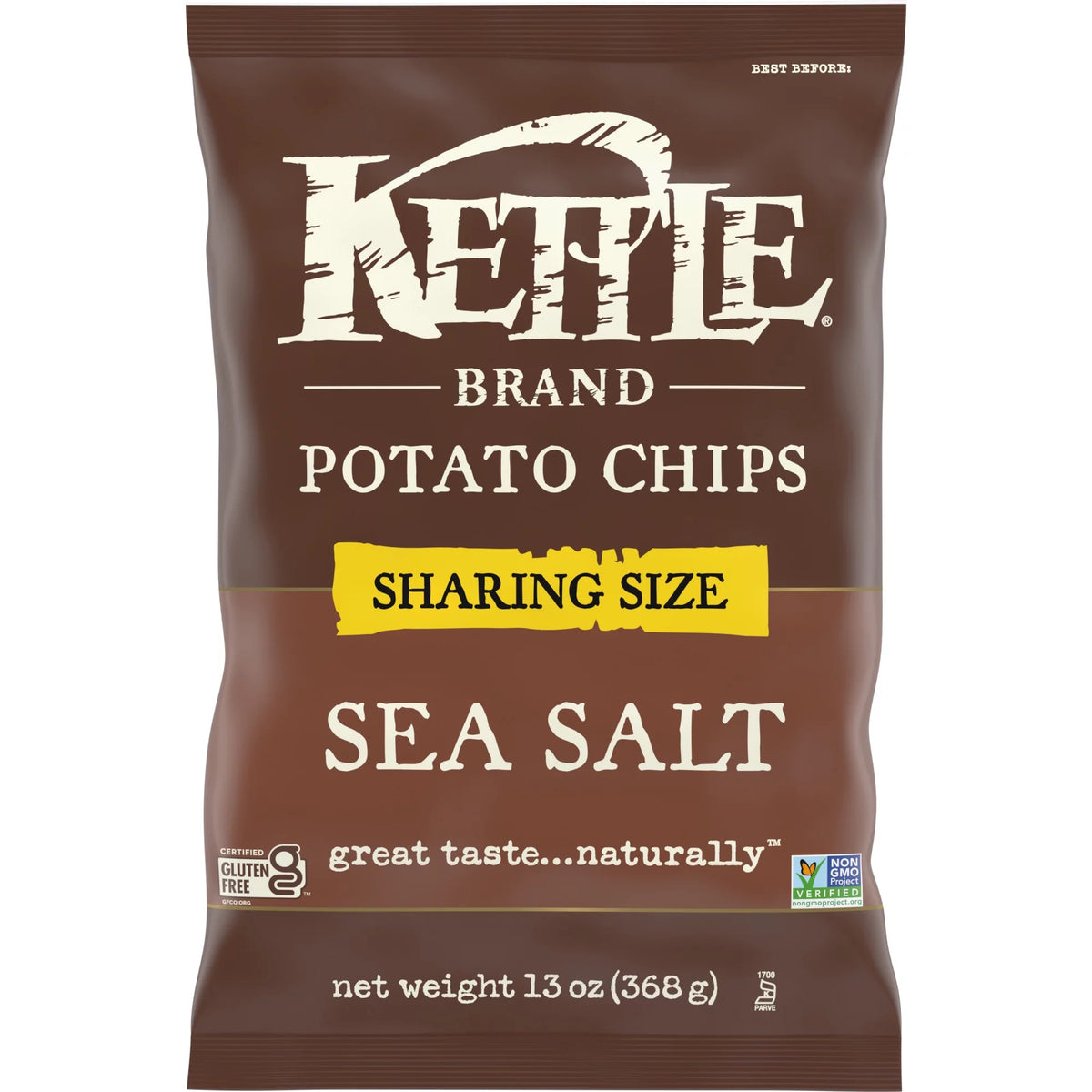 Sea Salt Kettle Chips 13 Oz Pack Of 9 Z523392