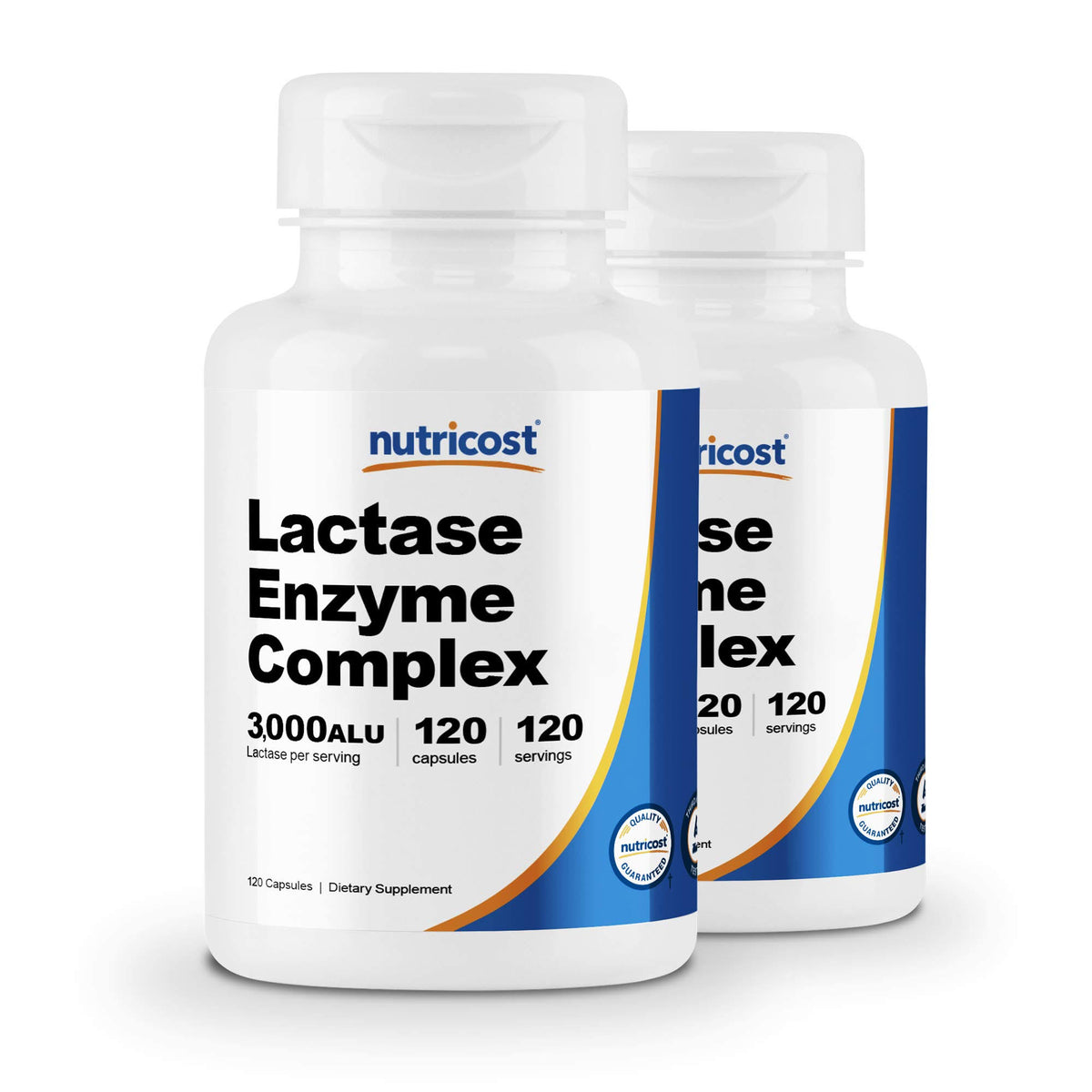 Lactase Enzyme 3000 FCC 120 Veggie Capsules Non-GMO Gluten Free F20834